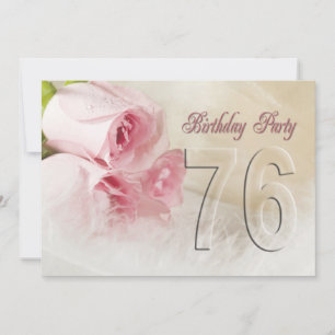 Einladung zum Geburtstag für 76 Jahre
