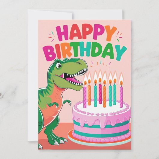 Einladung zum Geburtstag für Kinder (Vorderseite)