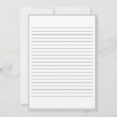 Einladung zum Geburtstag für Kinder (Rückseite)