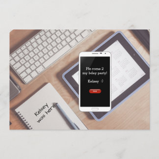 Einladung zum Geburtstag gesimst