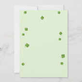 Einladung zum Geburtstag Glückwunsch Eins erster G (Rückseite)