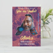 Einladung zum Geburtstag individualisierbares Inti (Stehend Vorderseite)