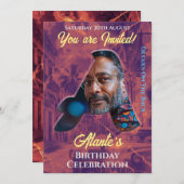 Einladung zum Geburtstag individualisierbares Inti (Vorne/Hinten)