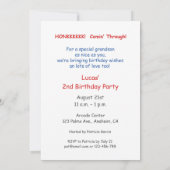 Einladung zum Geburtstag Individuelle Name, Lucas (Rückseite)