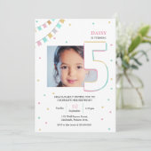 Einladung zum Geburtstag | Jahr (Stehend Vorderseite)