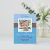 EINLADUNG ZUM GEBURTSTAG: knapp 3 (Stehend Vorderseite)