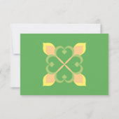 Einladung zum Geburtstag Lucky One Party (Rückseite)