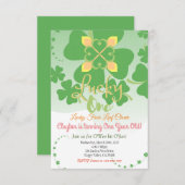 Einladung zum Geburtstag Lucky One Party (Vorne/Hinten)