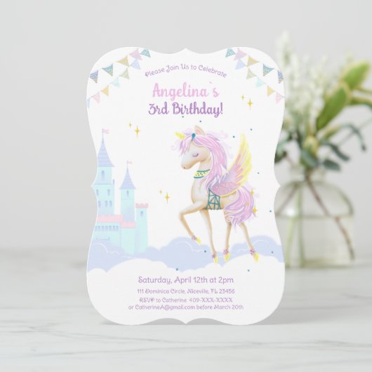 Einladung zum Geburtstag mit einem bezaubernden Ei (Stehend Vorderseite)