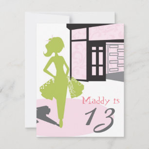 Einladung zum Geburtstag - Party in der Mall