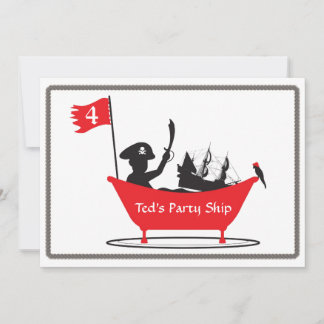 Einladung zum Geburtstag - Piratenjunge