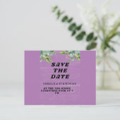 Einladung zum Geburtstag Postkarte (Stehend Vorderseite)