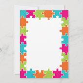 Einladung zum Geburtstag| Puzzle-Party (Rückseite)