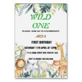 Einladung zum Geburtstag Tischnummer (Vorderseite)