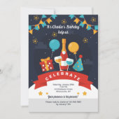 Einladung zum Geburtstag Toast (Vorderseite)