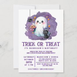 Einladung zum Geburtstag, Trick oder Treat