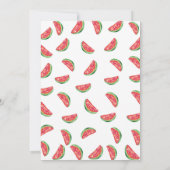 Einladung zum Geburtstag | Tropische Wassermelone (Rückseite)