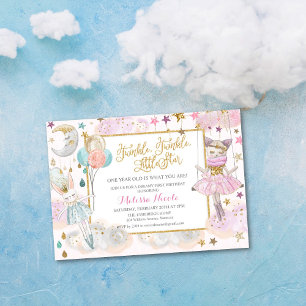 EINLADUNG ZUM GEBURTSTAG - Twinkle Little Star für