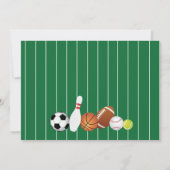 Einladung zum Geburtstag von Allstar Football (Rückseite)