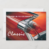 Einladung zum Geburtstag von Classy Classic (Vorderseite)