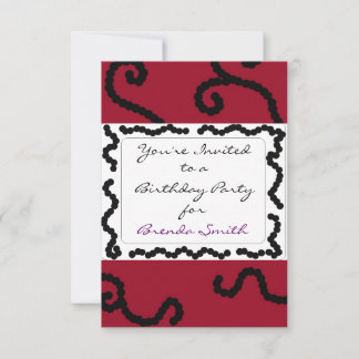 Einladung zum Geburtstag von ClassyRed und Black B