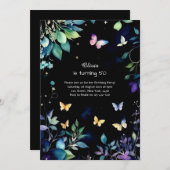 Einladung zum Geburtstag von Custom (Vorne/Hinten)