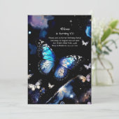 Einladung zum Geburtstag von Custom (Stehend Vorderseite)