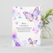 Einladung zum Geburtstag von Custom (Stehend Vorderseite)