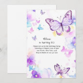 Einladung zum Geburtstag von Custom (Vorne/Hinten)