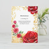 Einladung zum Geburtstag von Custom (Stehend Vorderseite)