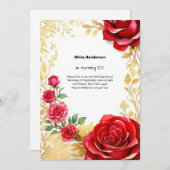 Einladung zum Geburtstag von Custom (Vorne/Hinten)