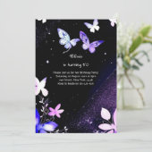 Einladung zum Geburtstag von Custom (Stehend Vorderseite)