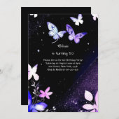 Einladung zum Geburtstag von Custom (Vorne/Hinten)