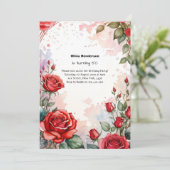 Einladung zum Geburtstag von Custom (Stehend Vorderseite)