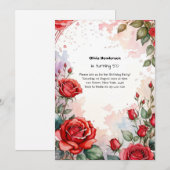 Einladung zum Geburtstag von Custom (Vorne/Hinten)