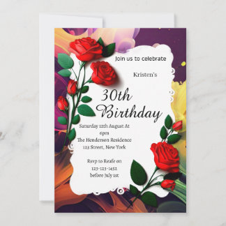 Einladung zum Geburtstag von Custom