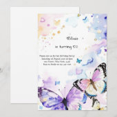 Einladung zum Geburtstag von Custom (Vorne/Hinten)