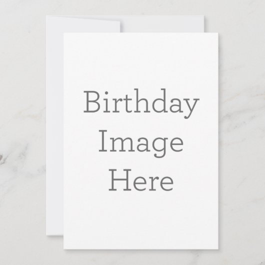 Einladung zum Geburtstag von Custom (Vorderseite)