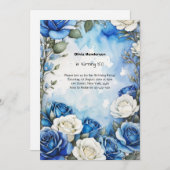 Einladung zum Geburtstag von Custom (Vorne/Hinten)