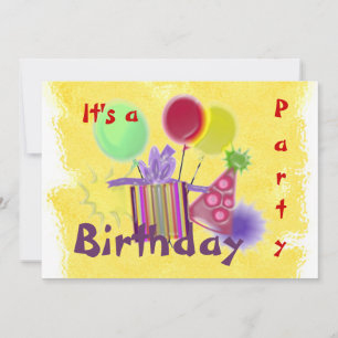 Einladung zum Geburtstag von Dimensional