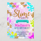 Einladung zum Geburtstag von Glitzer Slice (Vorne/Hinten)