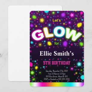Einladung zum Geburtstag von Glow