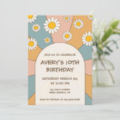 Einladung zum Geburtstag von Groovy 70 (Stehend Vorderseite)