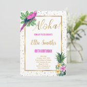 Einladung zum Geburtstag von Hawaii (Stehend Vorderseite)