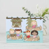 Einladung zum Geburtstag von Kanus (Stehend Vorderseite)