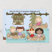 Einladung zum Geburtstag von Kanus (Vorne/Hinten)