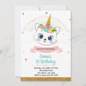 Einladung zum Geburtstag von Katzen (Vorderseite)