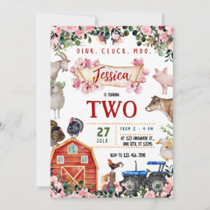 Einladung zum Geburtstag von landwirtschaftlichen 