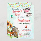 Einladung zum Geburtstag von landwirtschaftlichen (Vorne/Hinten)