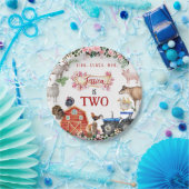 Einladung zum Geburtstag von landwirtschaftlichen  Pappteller (Party)